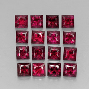  ct natürliche roter Spinell-Edelsteine, Quadrat, VVS-VS