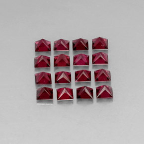  ct natürliche roter Spinell-Edelsteine, Quadrat, VVS-VS