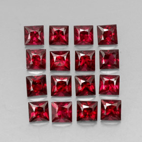  ct natürliche roter Spinell-Edelsteine, Quadrat, VVS-VS