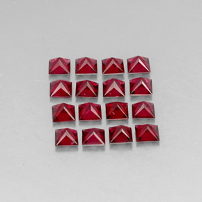  ct natürliche roter Spinell-Edelsteine, Quadrat, VVS-VS