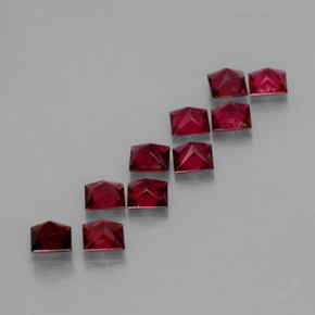  ct natürliche roter Spinell-Edelsteine, Quadrat, VVS-VS