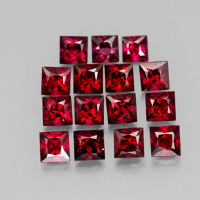 ct natürliche roter Spinell-Edelsteine, Quadrat, VVS-VS