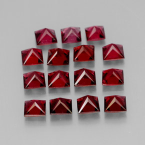  ct natürliche roter Spinell-Edelsteine, Quadrat, VVS-VS
