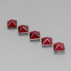  ct natürliche roter Spinell-Edelsteine, Quadrat, VVS-VS