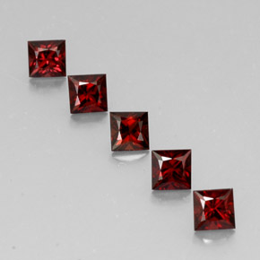  ct natürliche roter Spinell-Edelsteine, Quadrat, VVS-VS