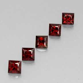  ct natürliche roter Spinell-Edelsteine, Quadrat, VVS-VS