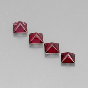  ct natürliche roter Spinell-Edelsteine, Quadrat, VVS-VS