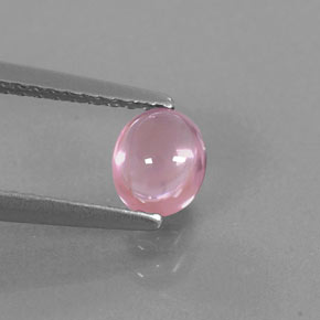 0,64 ctw natürlicher rosafarbener Spinell, Oval Schliff, Transparent
