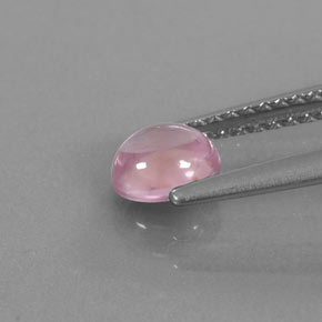 0,64 ctw natürlicher rosafarbener Spinell, Oval Schliff, Transparent