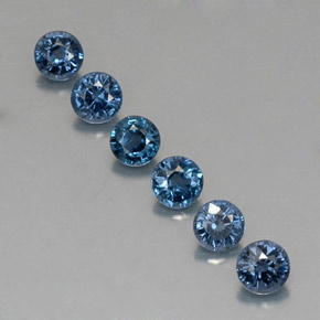  ct natürliche blauer Spinell-Edelsteine, Rundschliff, VVS-VS