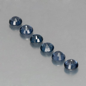  ct natürliche blauer Spinell-Edelsteine, Rundschliff, VVS-VS