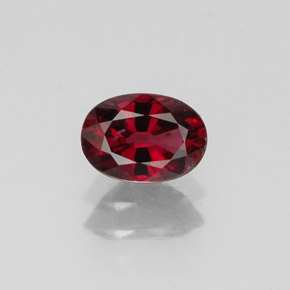0,80 ctw natürlicher roter Spinell, Oval Schliff, VS