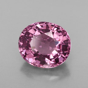 1,73 ctw natürlicher violetter Spinell, Oval Schliff, VS
