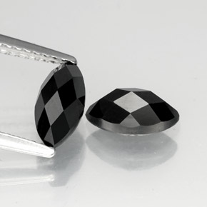  ct natürliche schwarzer Spinell-Edelsteine, Marquise, Lichtundurchlässig
