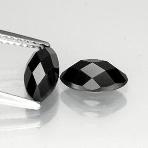  ct natürliche schwarzer Spinell-Edelsteine, Marquise, Lichtundurchlässig
