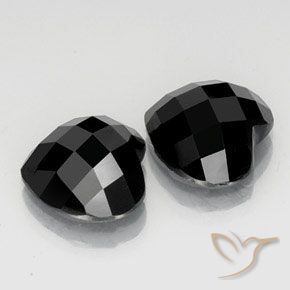 14.04 ct natürliche Schwarz Spinell-Edelsteine, Herz, Lichtundurchlässig