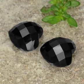 14.00 ct natürliche Schwarz Spinell-Edelsteine, Herz, Lichtundurchlässig