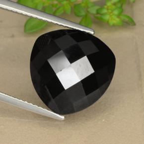 11,29 ctw natürlicher schwarzer Spinell, Trillion, Lichtundurchlässig