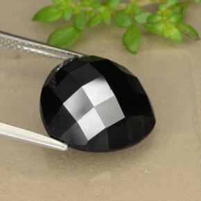11,29 ctw natürlicher schwarzer Spinell, Trillion, Lichtundurchlässig