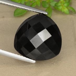 11,01 ctw natürlicher schwarzer Spinell, Trillion, Lichtundurchlässig