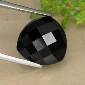 10,90 ctw natürlicher schwarzer Spinell, Trillion, Lichtundurchlässig