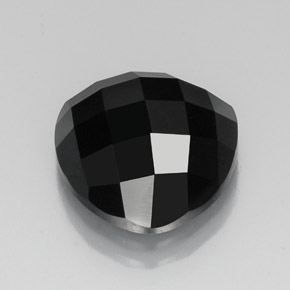 12,04 ctw natürlicher schwarzer Spinell, Trillion, Lichtundurchlässig