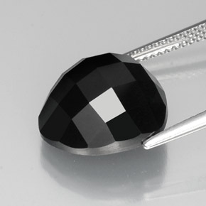 12,04 ctw natürlicher schwarzer Spinell, Trillion, Lichtundurchlässig