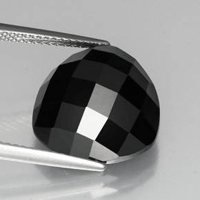 11,79 ctw natürlicher schwarzer Spinell, Trillion, Lichtundurchlässig