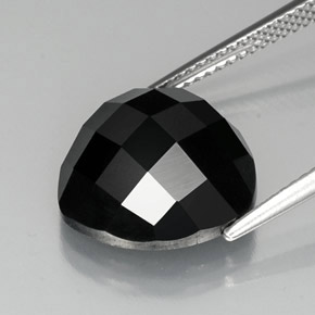 11,79 ctw natürlicher schwarzer Spinell, Trillion, Lichtundurchlässig