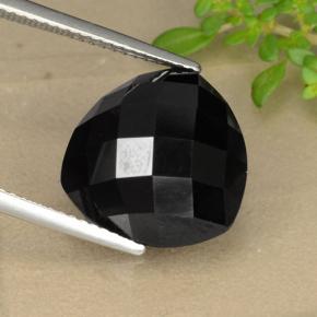 11,03 ctw natürlicher schwarzer Spinell, Trillion, Lichtundurchlässig