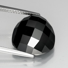 11,40 ctw natürlicher schwarzer Spinell, Trillion, Lichtundurchlässig