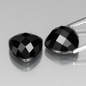  ct natürliche schwarzer Spinell-Edelsteine, Trillion, Lichtundurchlässig