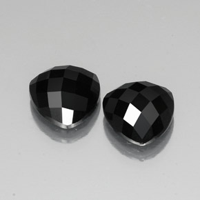 8,33 ct natürliche schwarzer Spinell-Edelsteine, Trillion, Lichtundurchlässig