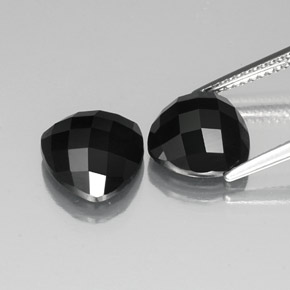 8,33 ct natürliche schwarzer Spinell-Edelsteine, Trillion, Lichtundurchlässig