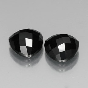 9,13 ct natürliche schwarzer Spinell-Edelsteine, Trillion, Lichtundurchlässig