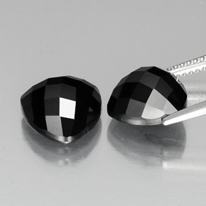 9,13 ct natürliche schwarzer Spinell-Edelsteine, Trillion, Lichtundurchlässig