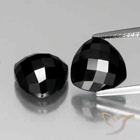 8.92ctw Natürlicher Schwarz Spinell, Trillion, Lichtundurchlässig