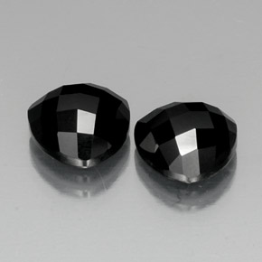 8,73 ct natürliche schwarzer Spinell-Edelsteine, Trillion, Lichtundurchlässig