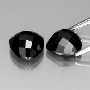 8,73 ct natürliche schwarzer Spinell-Edelsteine, Trillion, Lichtundurchlässig