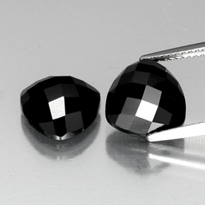  ct natürliche schwarzer Spinell-Edelsteine, Trillion, Lichtundurchlässig