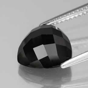 4,21 ctw natürlicher schwarzer Spinell, Trillion, Lichtundurchlässig