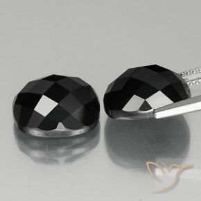 14.57 ct natürliche Schwarz Spinell-Edelsteine, Kissen, Lichtundurchlässig