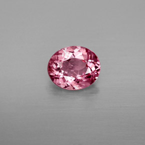 1,34 ctw natürlicher rosafarbener Spinell, Oval Schliff, VS-SI