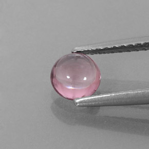 0,62 ctw natürlicher rosafarbener Spinell, Rundschliff, Transparent