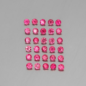  ct natürliche roter Spinell-Edelsteine, Rundschliff, VVS-VS