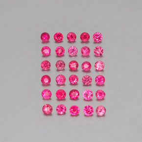  ct natürliche roter Spinell-Edelsteine, Rundschliff, VVS-VS