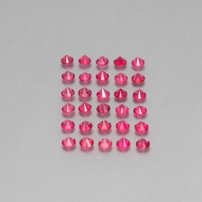  ct natürliche roter Spinell-Edelsteine, Rundschliff, VVS-VS