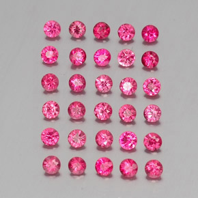  ct natürliche roter Spinell-Edelsteine, Rundschliff, VVS-VS
