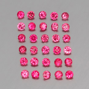  ct natürliche roter Spinell-Edelsteine, Rundschliff, VVS-VS