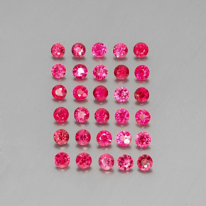  ct natürliche roter Spinell-Edelsteine, Rundschliff, VVS-VS